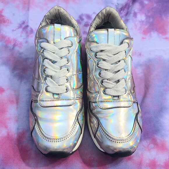 Steve Madden Holographic Sneakers: 7 - Picture 2 of 15